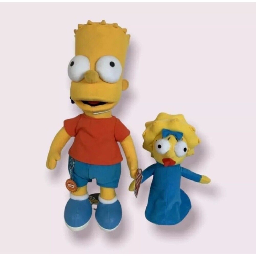 The Simpsons Bart Simpson Plush Doll 12in VTG 300th Episode NWT